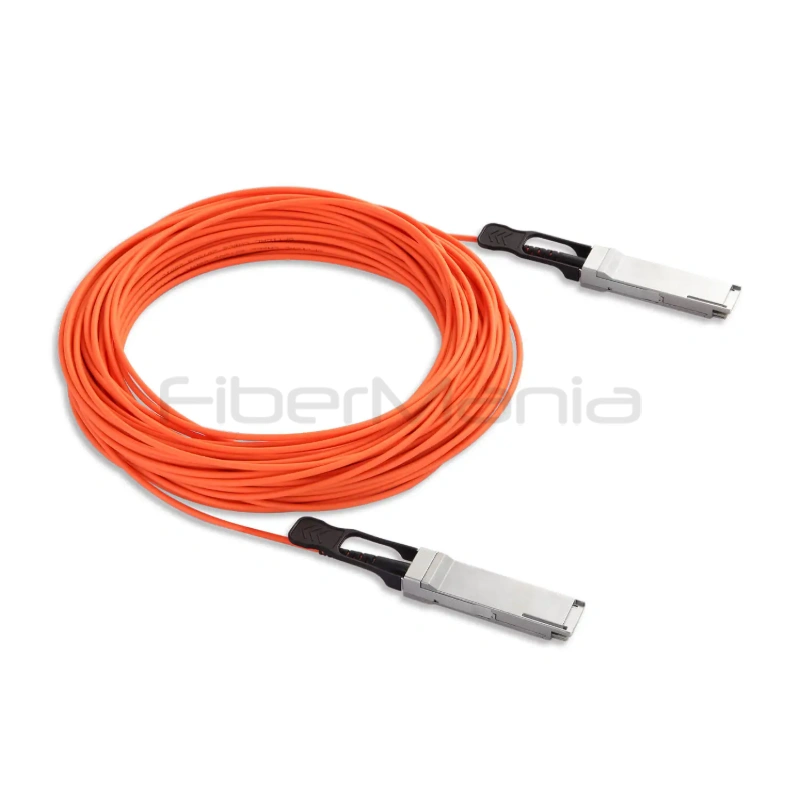 40G QSFP+ Active Optical Cable (AOC), Armored, Industrial-Grade - Image 3