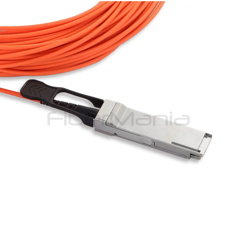 40G QSFP+ Active Optical Cable (AOC), Armored, Industrial-Grade - Image 4