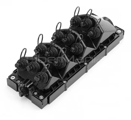 12-Port FTTA Multiport Fiber Distribution Terminal with Pre-Installed 24-Core OptiTap/MPO–LC Patch Cords - Image 2