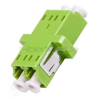 LC-LC OM5 Multimode Duplex Plastic Fiber Optic Adapter