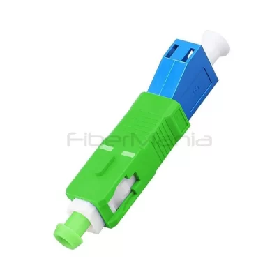 SC/APC Male-LC Female Single Mode Simplex Fiber Optic Adapter