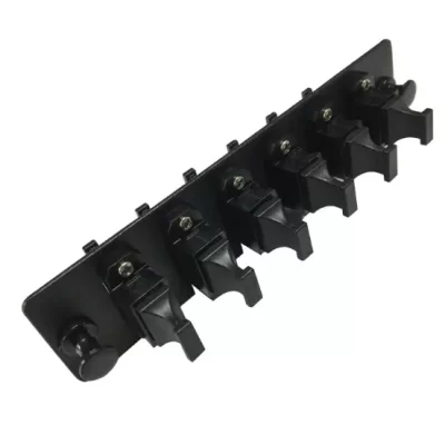 6-Port MPO Adapter Panel with 8 single-mode MPO adapters, LGX-compatible for high-density fiber networks