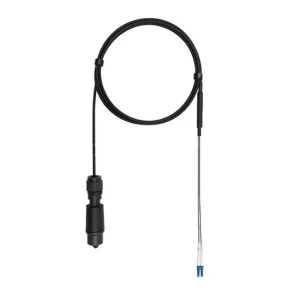 FPM DLC to LC/UPC 2-core OS2 9/125 TPU 4.8mm waterproof patch cord