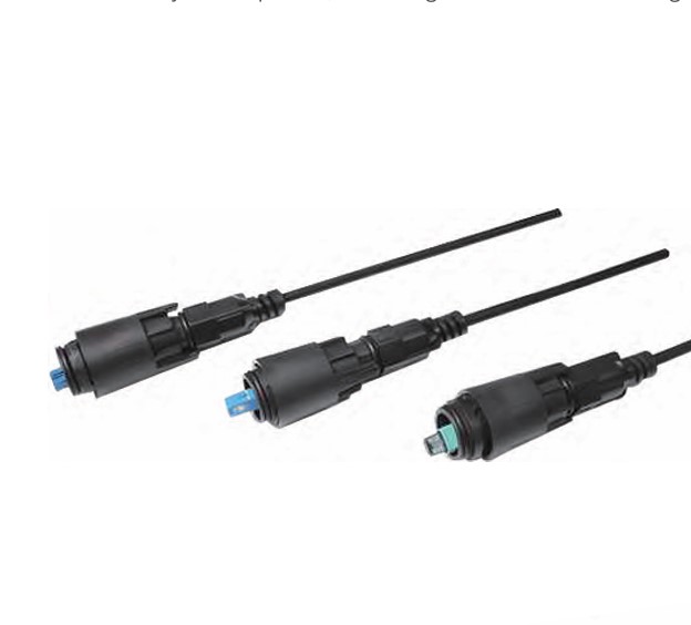 FTTA IP-FX LC/APC LC/APC Duplex Single Mode Patch Cord Black Jacket 3M - Image 2