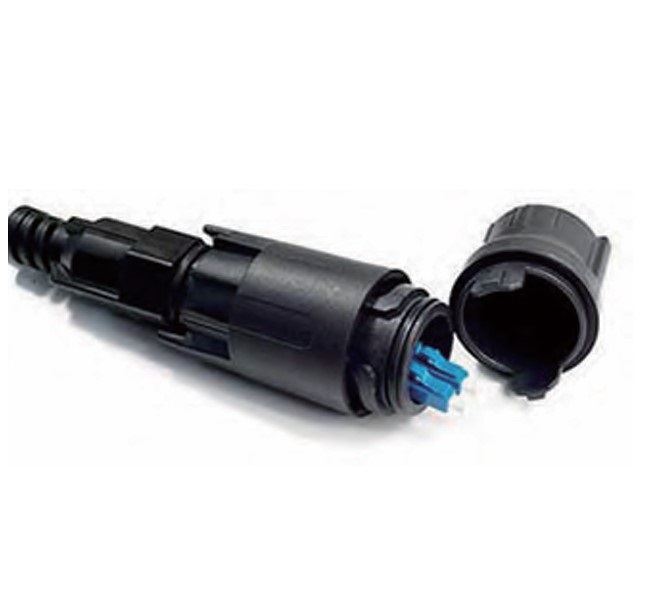 FTTA IP-FX LC/APC LC/APC Duplex Single Mode Patch Cord Black Jacket 3M - Image 4
