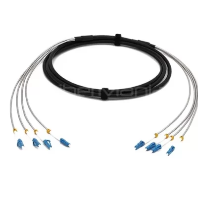 FTTA CPRI LC/UPC to LC/UPC 4-core OS2 single-mode fiber patch cord with LSZH jacket and IP67 protection