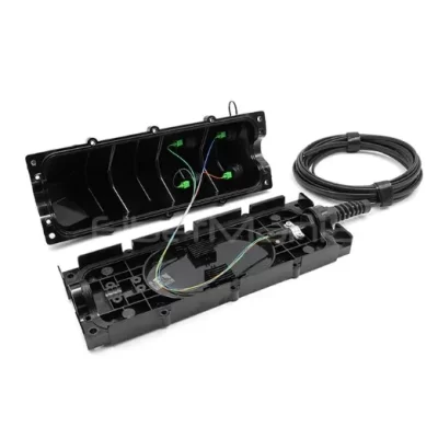 FTTA 4 Ports Multiport Service Terminal Fully Installed With 4 Cores OptiTap SC/APC Stub Pigtail 30FT