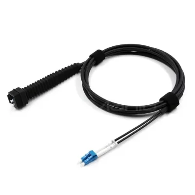 NSN Boot LC/UPC to LC/UPC Duplex Fiber Patch Cord 9/125 OS2 LSZH Jacket 3M