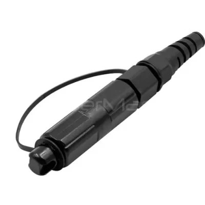 IP67 OptiTap-compatible reinforced MPO field-installable connector, low-loss, outdoor-ready