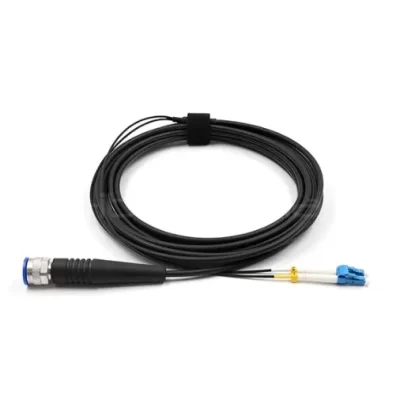 RDC Plug to LC/UPC 2 Cores OS2 Wiring TPU Jacket Patch Cord 3M