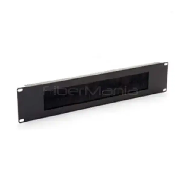 19'' Brush Panel, 1.2mm SPCC Cold Rolled Steel, 2U