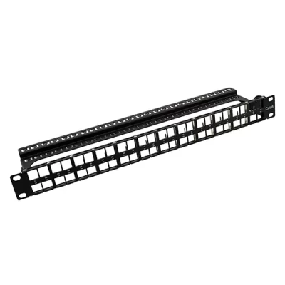19” 1U High Density Blank Patch Panel 48 Ports