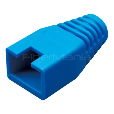 RJ45 Strain Relief Boot, Blue, Snagless, Compatible with CAT5E/CAT6
