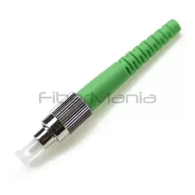 FC/APC Connector, Single Mode, Green Housing, 2.0mm Boot