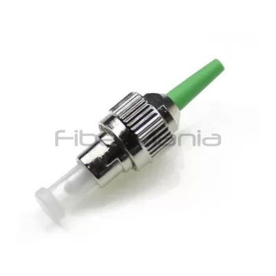 FC/APC Connector, Single Mode, Green Housing, 0.9mm Boot