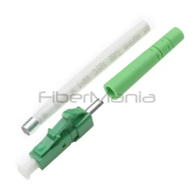 LC/APC Connector, Single Mode, Green Housing, 2.0mm Boot