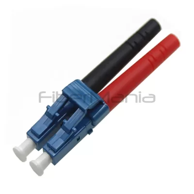 LC Duplex Connector, Single Mode, Blue Housing, 3.0mm Boot
