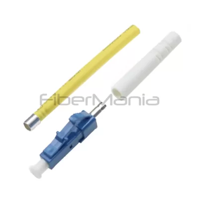 LC Simplex Connector, Single Mode, Blue Housing, 2.0mm Boot