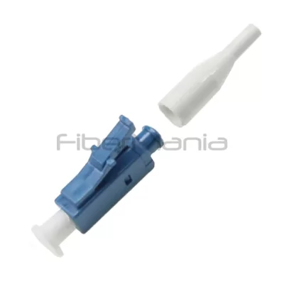 LC Simplex Connector, Single Mode, Blue Housing, 0.9mm Boot