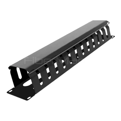 19'' 2U Cable Management, 12 Slots, Metal