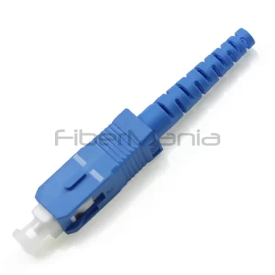 SC Connector, Single Mode, Blue Housing, 2.0mm Boot