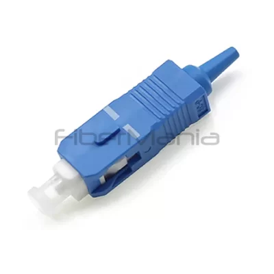 SC Connector, Single Mode, Blue Housing, 0.9mm Boot