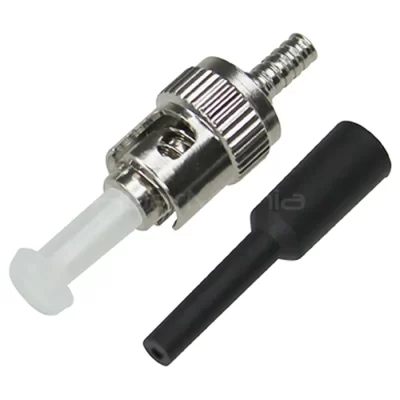 ST Connector, Multimode, Black Housing, 0.9mm Boot