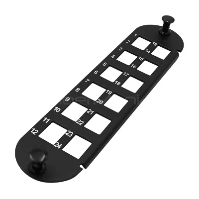12 Ports LC Duplex Blank Adapter Panel