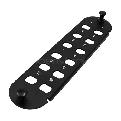 12 Ports ST Blank Adapter Panel