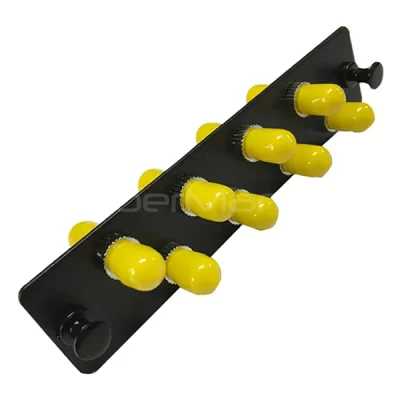 ST Adapter Panel, 8-Port, Loaded with ST Single Mode Adapters