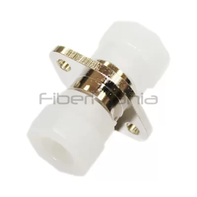 FC-FC Multimode Metal Fiber Optic Adapter, Square Solid Simplex