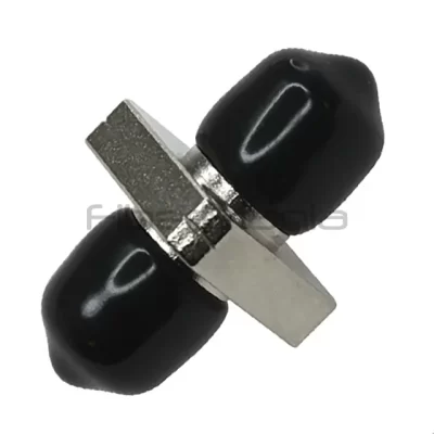 FC-FC Multimode Metal Fiber Optic Adapter, Square One-Body Panel-Mount Simplex