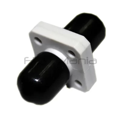 FC-FC Multimode Simplex Plastic Fiber Optic Adapter Square & One Body Screw Panel Mount