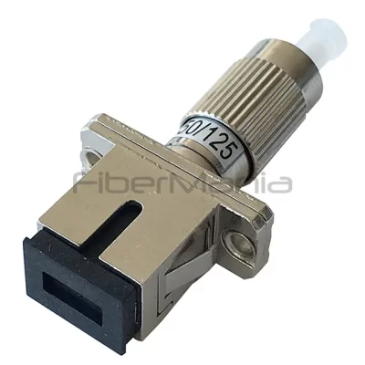 FC Male-SC Female OM2 Multimode Simplex Fiber Optic Adapter