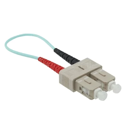 SC/UPC OM3 Multimode 50/125 Fiber Loopback Cable