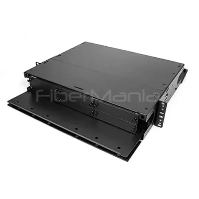 2U 19-Inch Fiber Optic Patch Panel for 6 LGX Adapter Panels