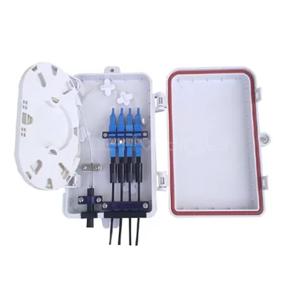 Fiber Optic Termination Box, 4 Ports SC Simplex Type, For Outdoor Use, 210x140x40mm