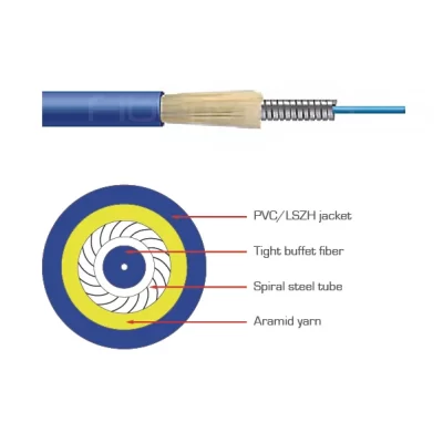 Simplex Armored Indoor Optical Fiber Cable