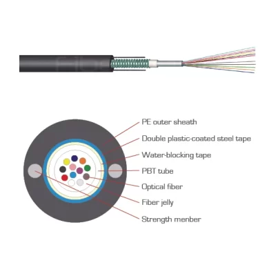 GYXTW Central Loose Tube Outdoor Optical Fiber Cable