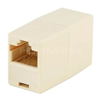 CAT.5E RJ45 8P8C Inline Coupler Beige