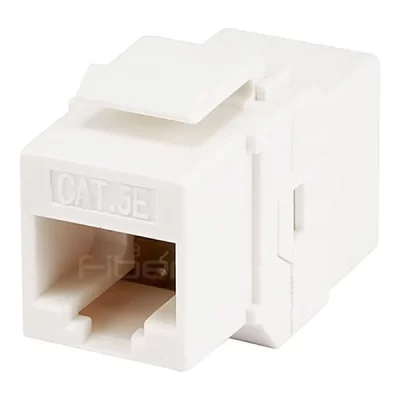CAT.5E UTP Inline Coupler RJ45-RJ45 Keystone White