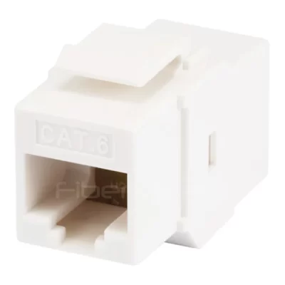 CAT.6 UTP Inline Coupler RJ45-RJ45, Keystone Type, White