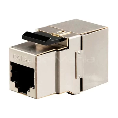 CAT.5E FTP Keystone Jack, 180 Degree, Black