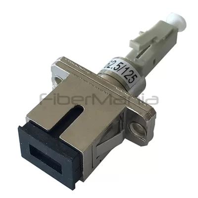 LC Male-SC Female OM1 Multimode Simplex Fiber Optic Adapter