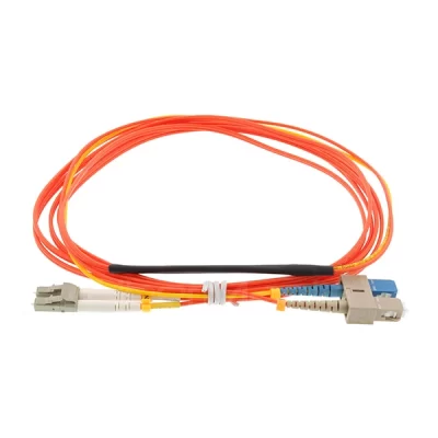 Mode Conditioning Fiber Optic Patch Cable, 2 x LC 62.5/125 to 1 x SC 9/125 & 1 x SC 62.5, 3M