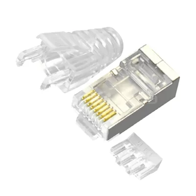 CAT6 FTP RJ45 8P8C Modular Plug, Shielded 2-Piece Kit