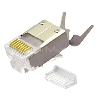 CAT6 FTP RJ45 8P8C Modular Plug, Short Body with Tail