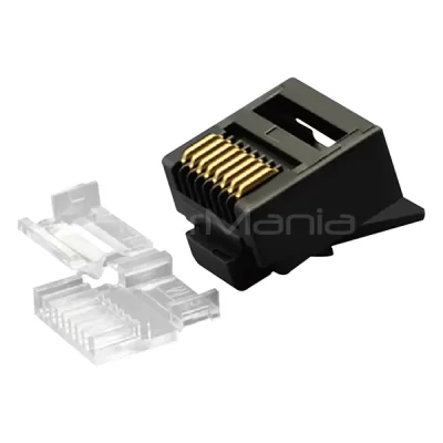 CAT.6 UTP RJ45 8P8C Modular Plug, Premium Endurance, Short Body, 2 Pieces Kit