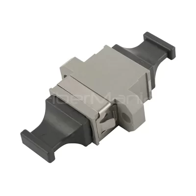 MTP/MPO Single Mode Simplex Adapter With SC Footprint Grey