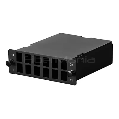 MTP HD Cassette 12 LC Duplex Ports 24 Fiber High-Density Module 109×118×35mm